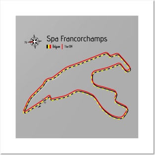 Racetrack - Spa Francorchamps Belgium Posters and Art